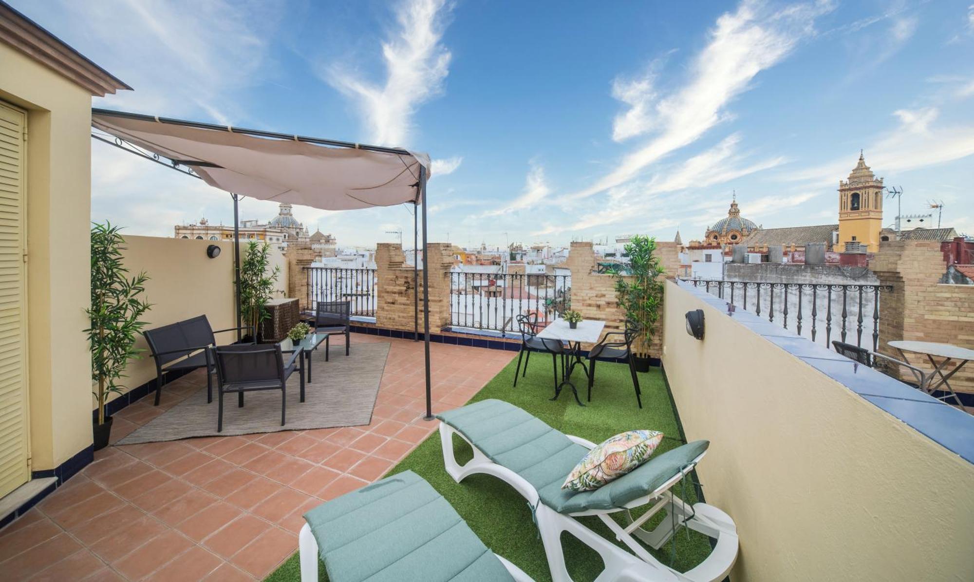 Exclusive Triplex With Private Terrace Apartment Seville Luaran gambar