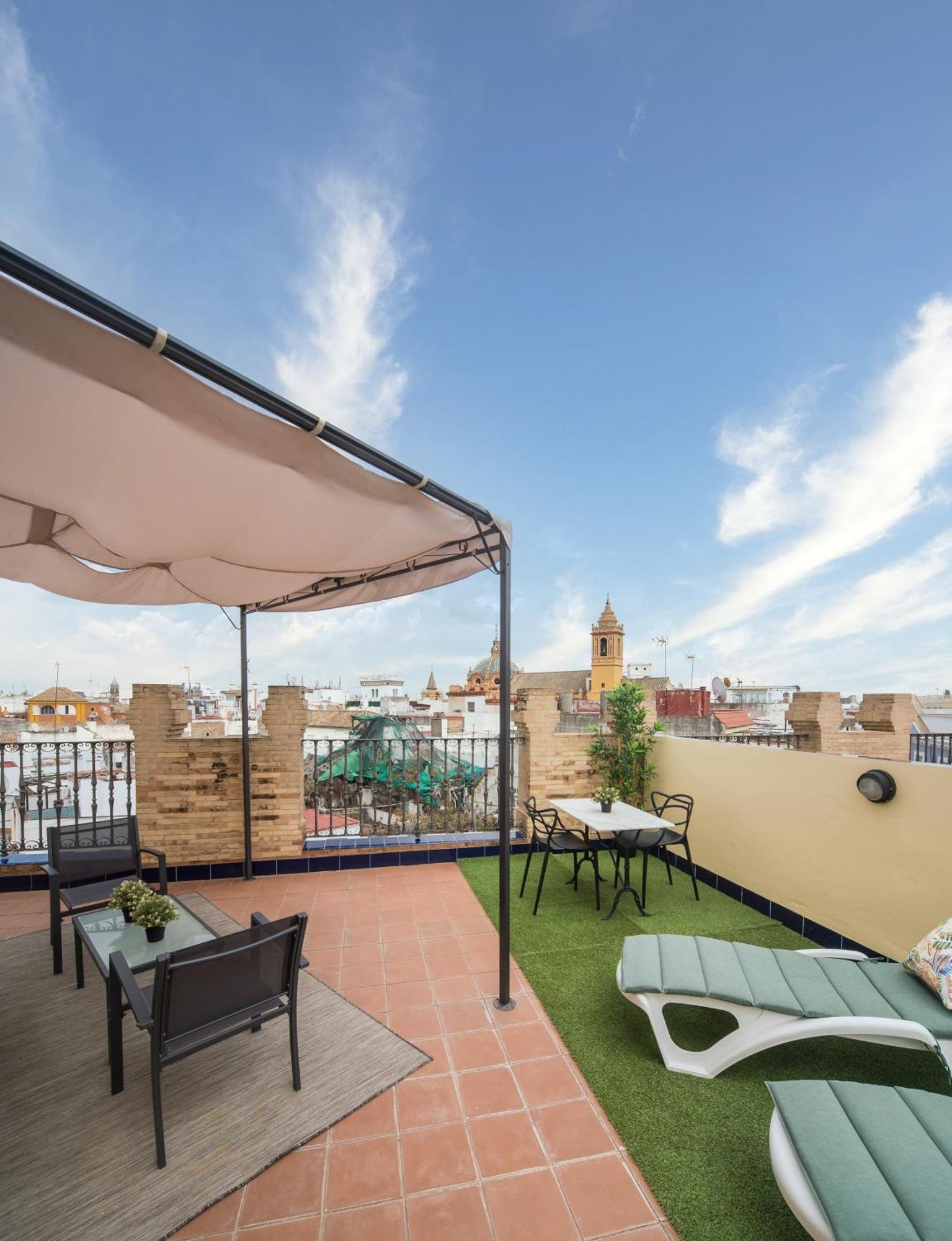 Exclusive Triplex With Private Terrace Apartment Seville Luaran gambar