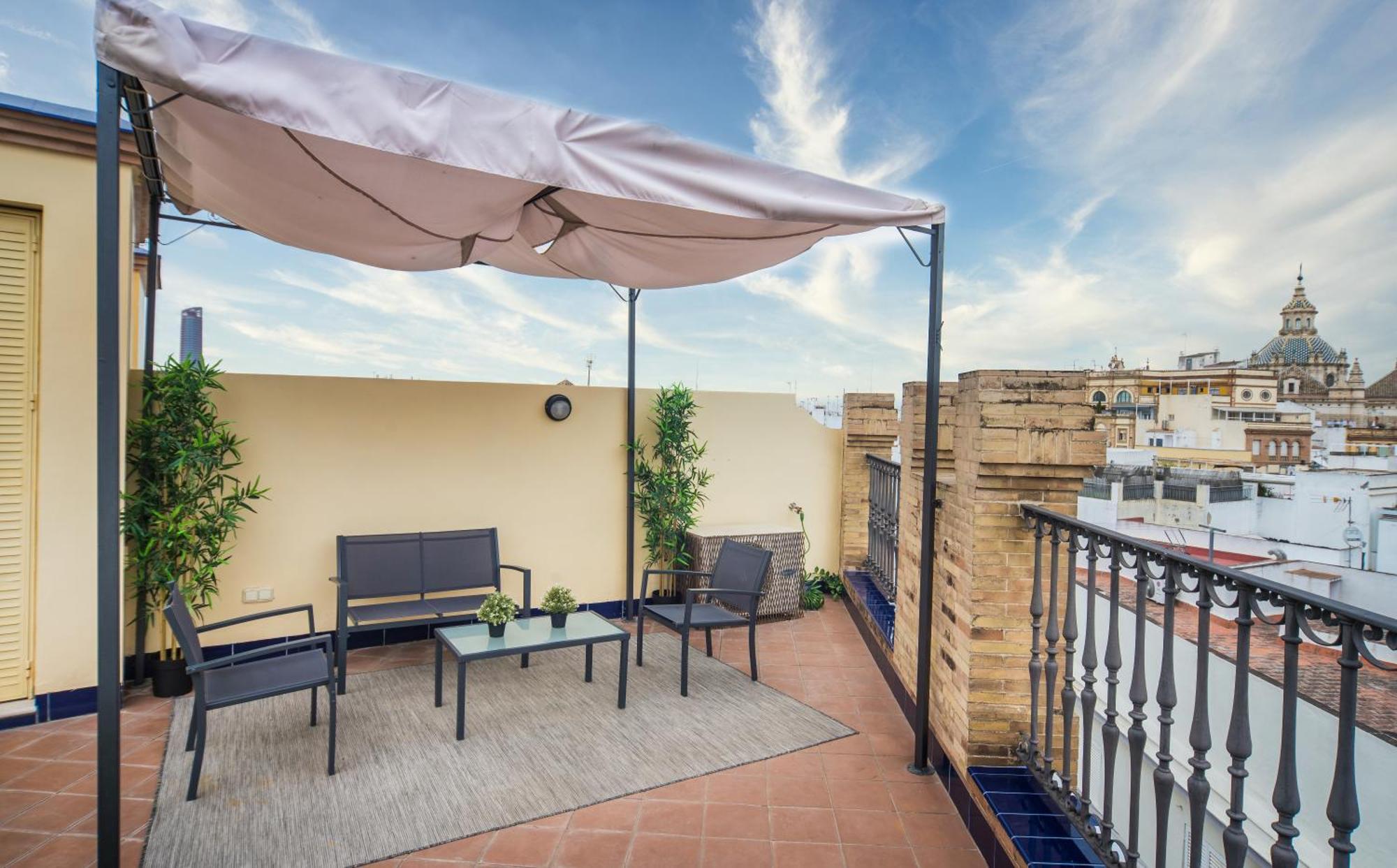 Exclusive Triplex With Private Terrace Apartment Seville Luaran gambar